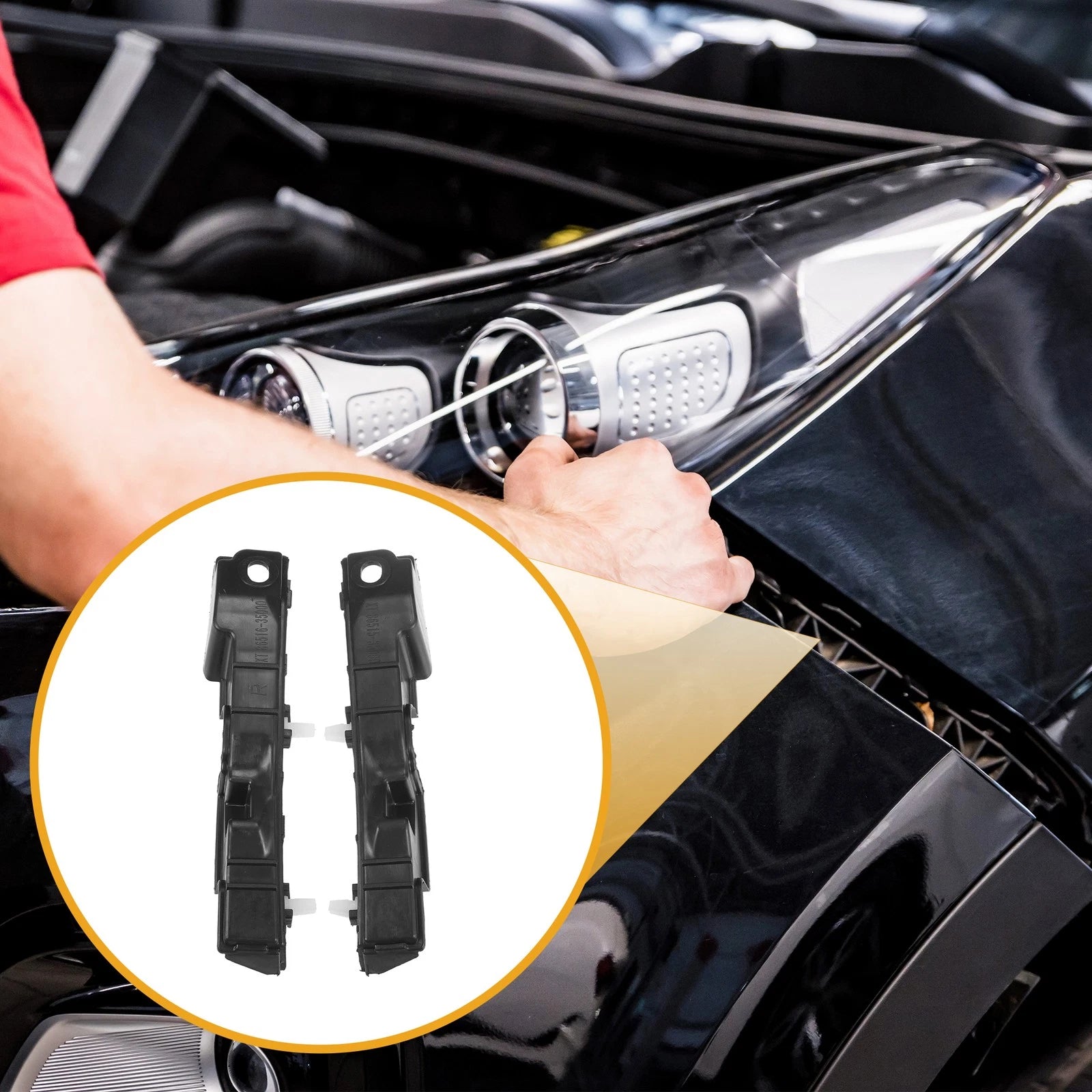 Front Bumper Support Bracket LH RH Side Replacement for Hyundai Sonata 2011–2015