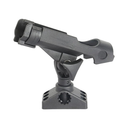 Twist Lock Rail Mount Rod Holder Base for Kayak (Full 360 Degree Adjustment)