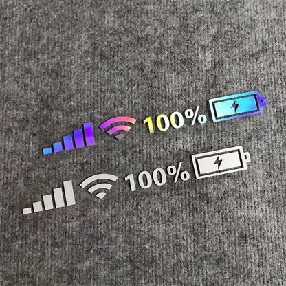 Car Sticker for Mobile Phone Signal WiFi Logo (CM Inch)