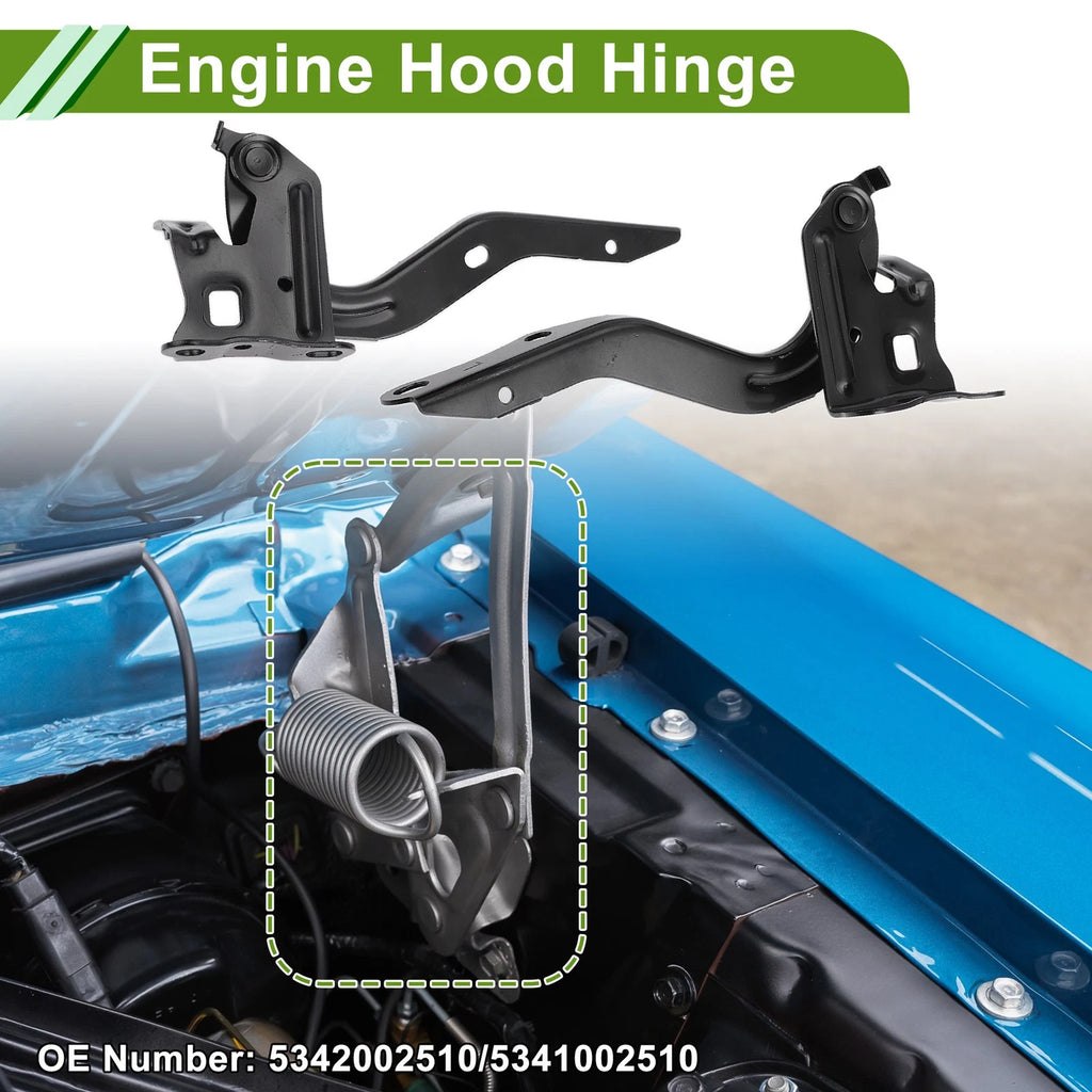 Hood Hinges Front Bonnet Bracket for Toyota Corolla (2020–2022) Pair