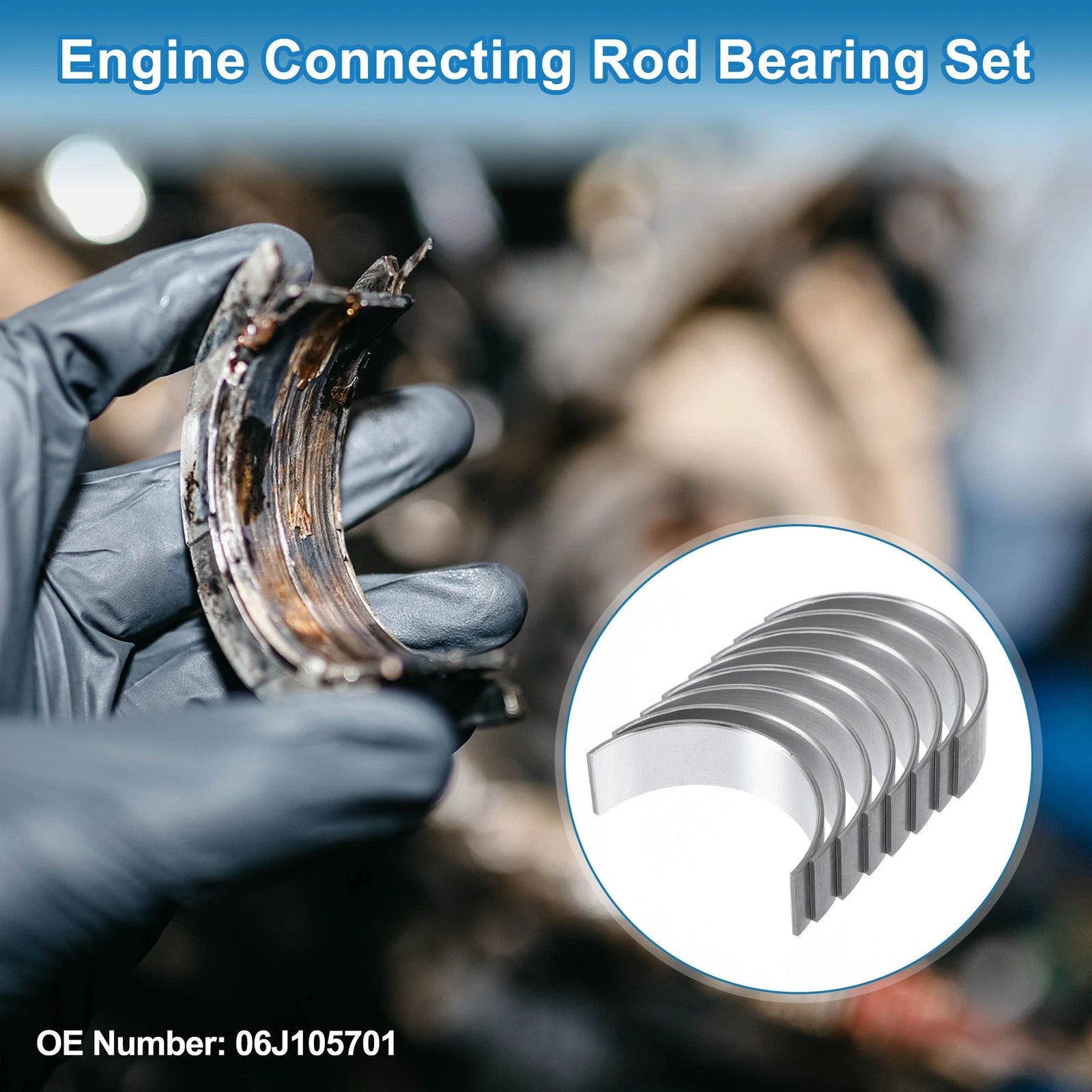 Connecting Rod Bearing Set Replacement for Volkswagen Passat (2008–2015)