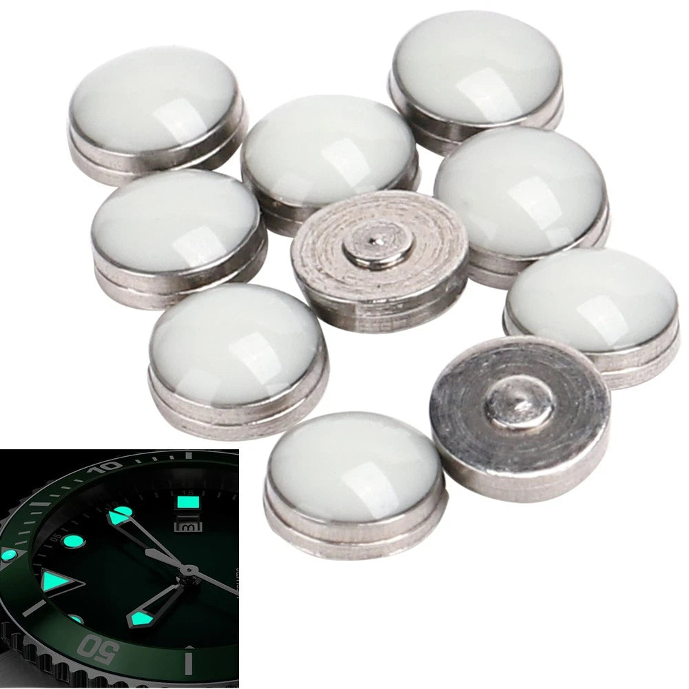 10 Pack Luminous Watch Bezel Dial Night Viewing Dot Deco Universal