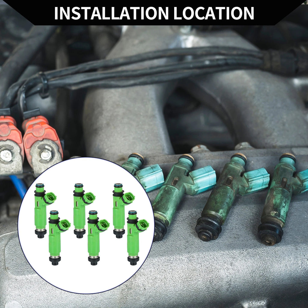 Fuel Injector Replacement for Mitsubishi Montero 3.0L (1997–2003) 6 Pcs