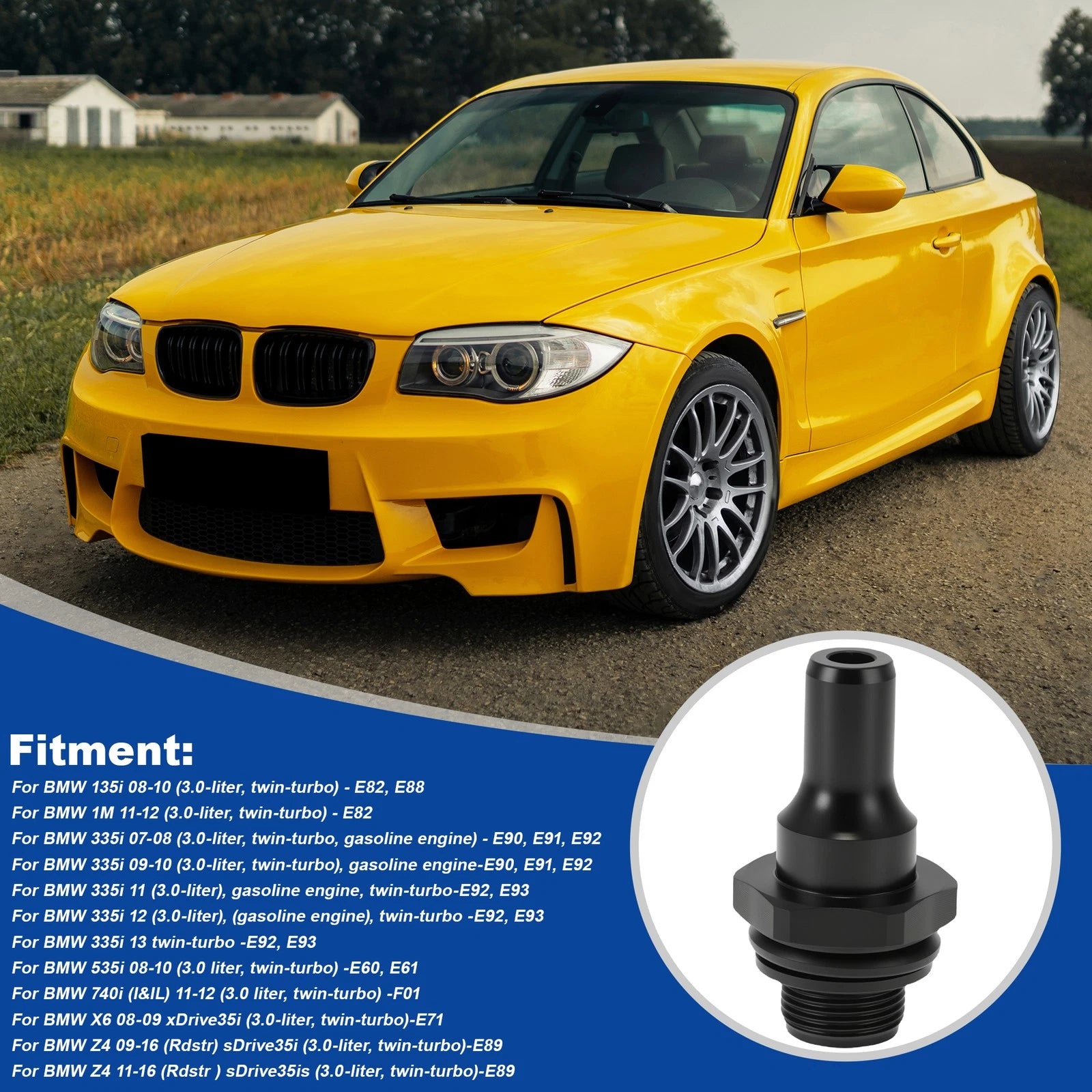 PCV Valve Replacement for BMW 335i 535i 7 Series 5 Series (2007–2013)
