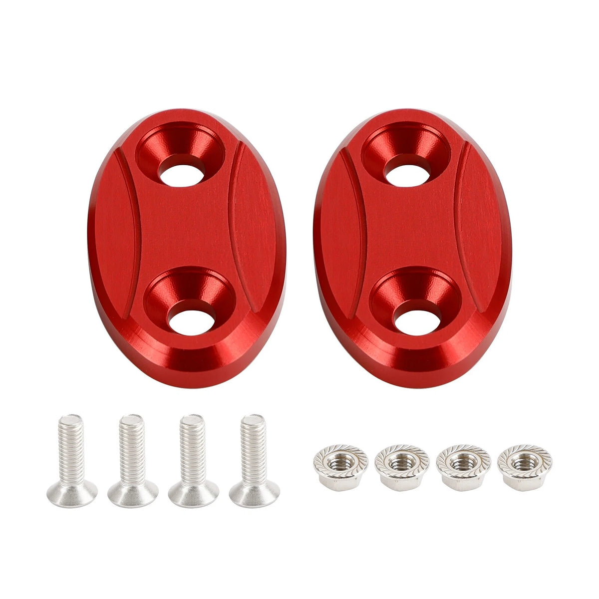 Mirror Delete Blanking Block Off Plates for Kawasaki ZX-6R (2003–2004)