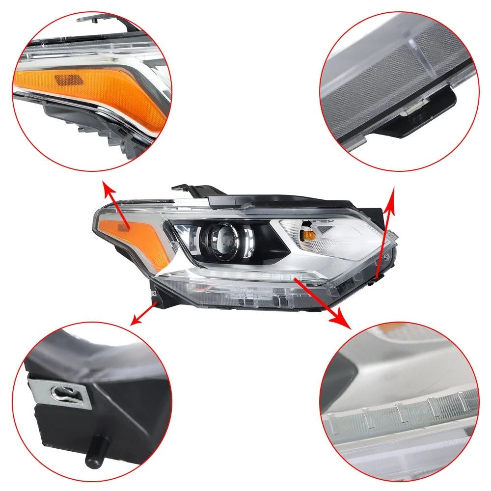 LED DRL Headlight Assembly for Chevy Traverse (2018–2021) Passenger Side