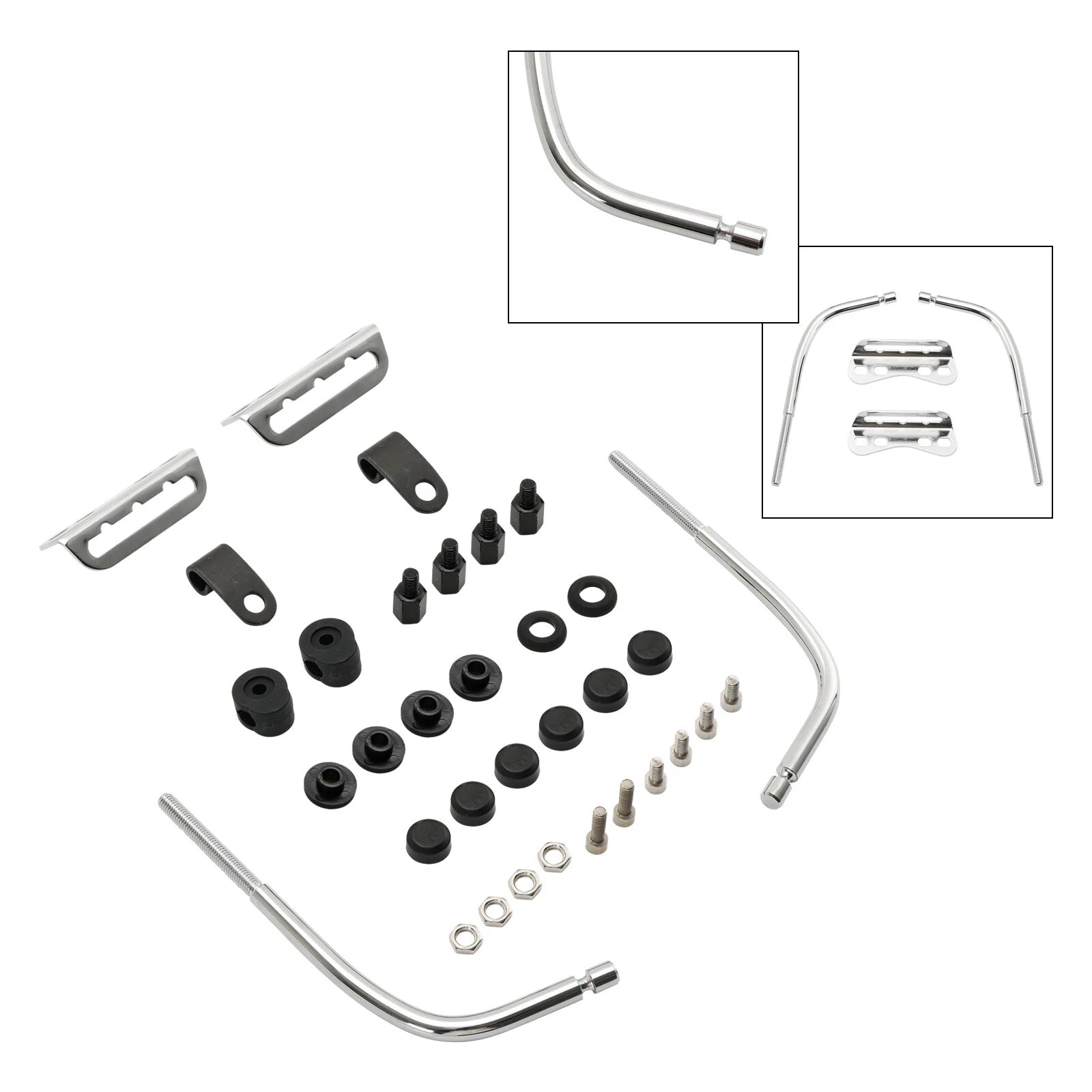Headlight Mounting Bracket for Universal Motorcycle Retro Cafe Racer (T9)