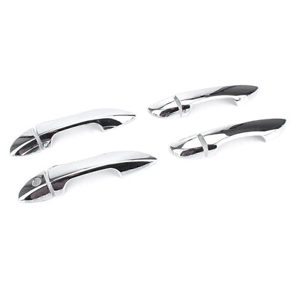 Set of 8 Silver Door Handle Cover Trims for Toyota Corolla (2014–2018)