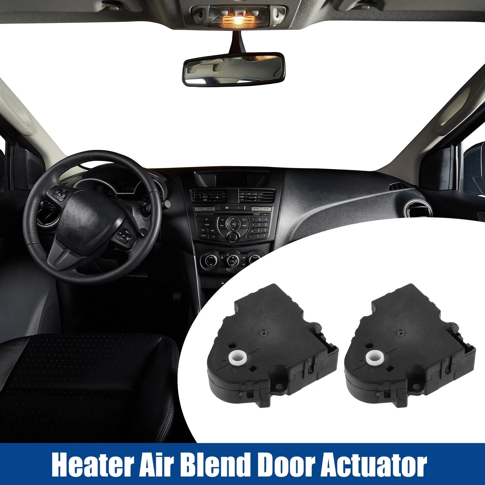 2PCS A/C Heater Blend Door Actuator Replacement for Chevrolet Tahoe (2003–2014)