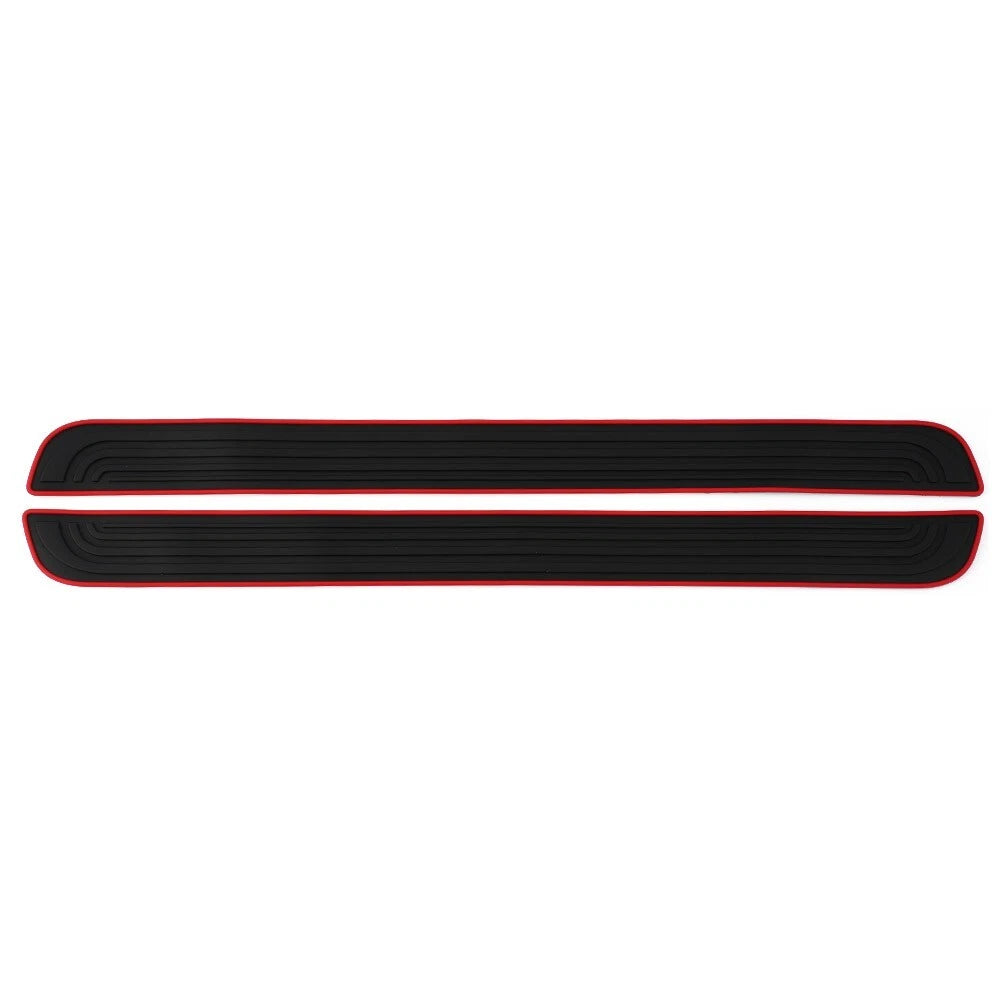 Set of 4 Rubber Door Scuff Sill Cover Panels for Car
