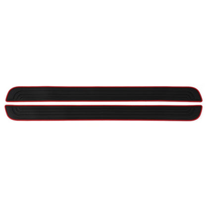 Set of 4 Rubber Door Scuff Sill Cover Panels for Car