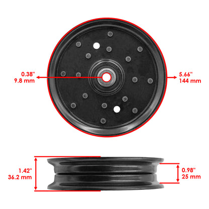 Deck Pulley Kit Replacement for Gravely ZT HD 44 48 52 60 Stealth ZX 52 60 (2016–2024)