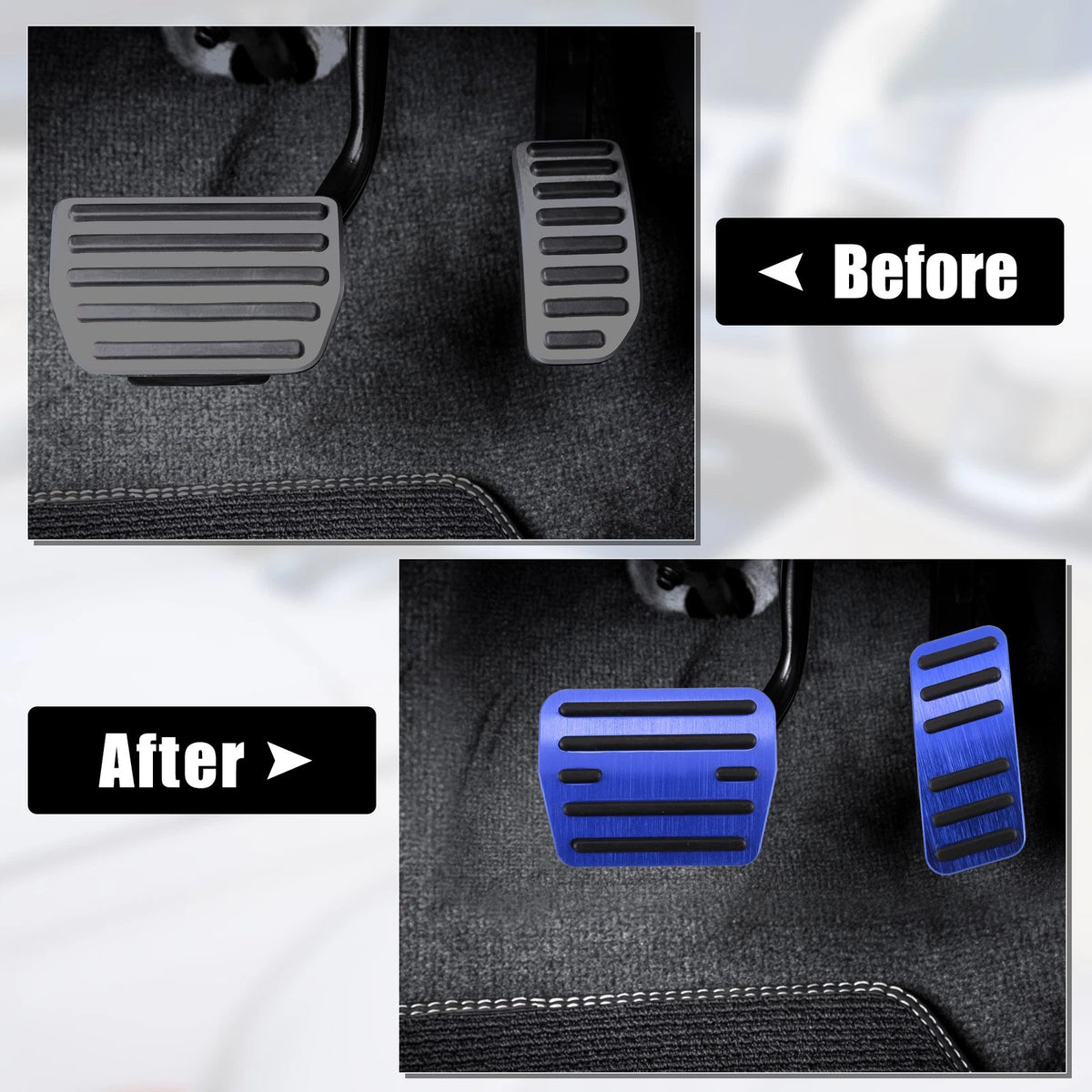 Foot Pedal Cover Non-Slip 2 Piece Set for Volkswagen Golf VII (2013–2020)