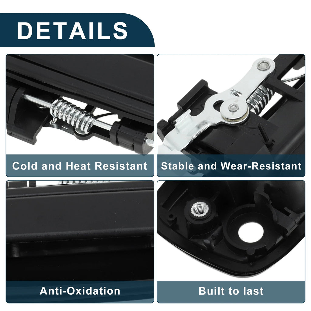 Front Left Exterior Door Handle Replacement for Toyota Tacoma (1995–2004)