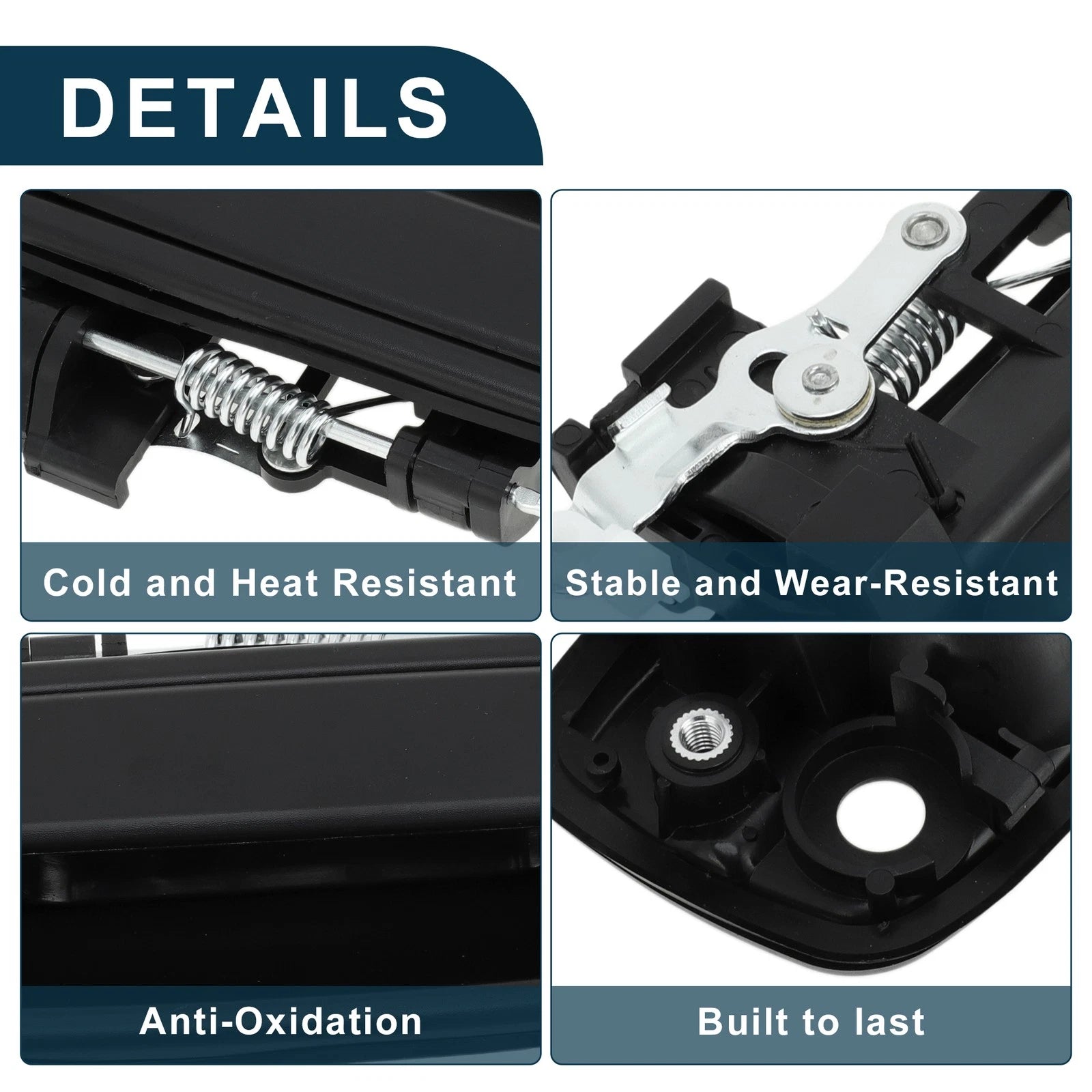 Front Left Exterior Door Handle Replacement for Toyota Tacoma (1995–2004)