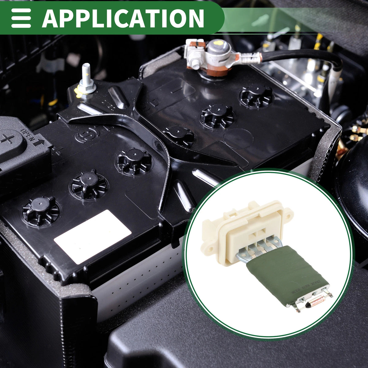 HVAC Blower Motor Resistor No. 13124714 for Vauxhall Meriva A (2003–2012)