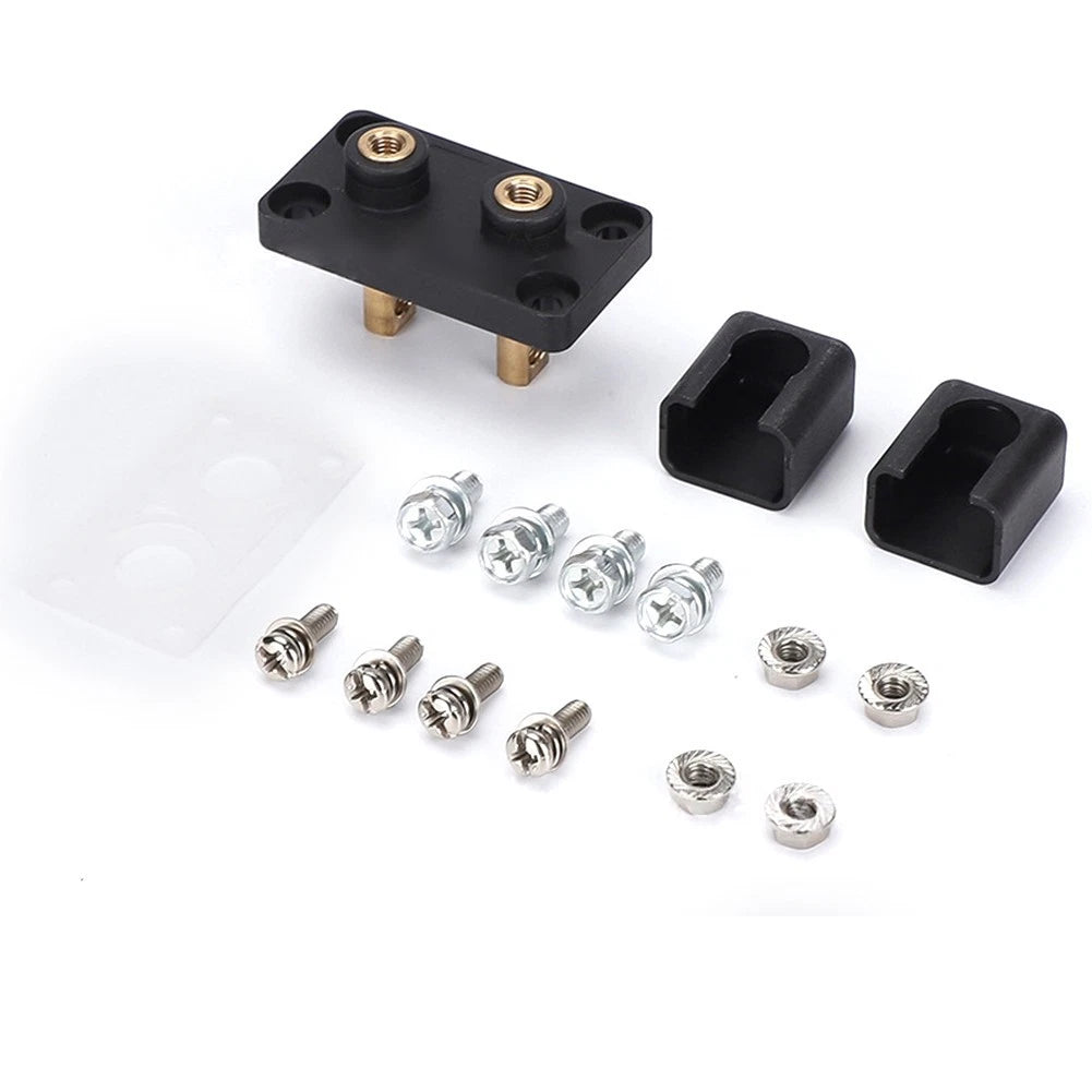 Copper Battery Terminal Block Connector 50A Dual Position for Lithium Systems
