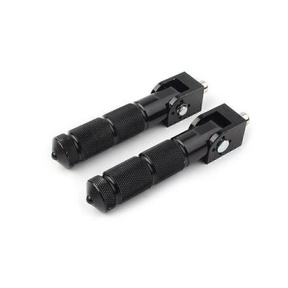 2X CNC Foldable Foot Pegs for Universal Motorcycle Bike Rear Pedals