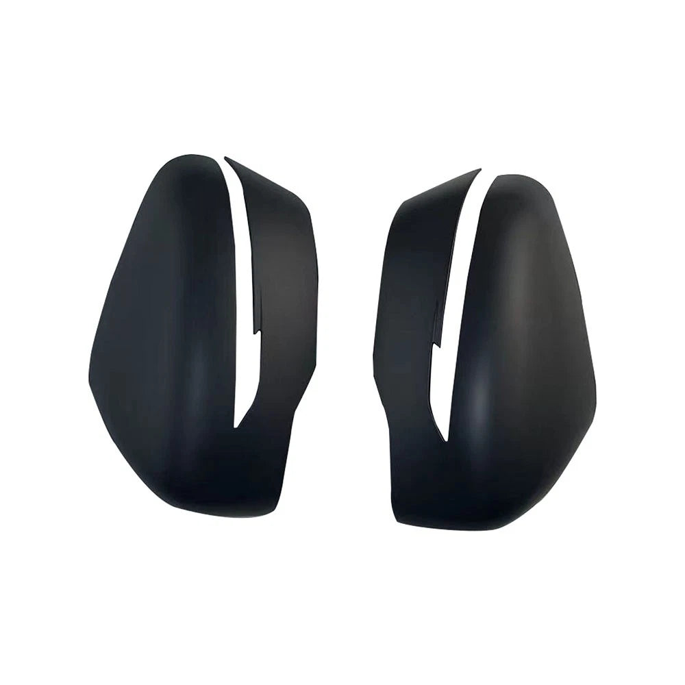 2Pcs Black Wing Side Mirror Covers For Nissan Navara NP300 2014-2020 Replacement