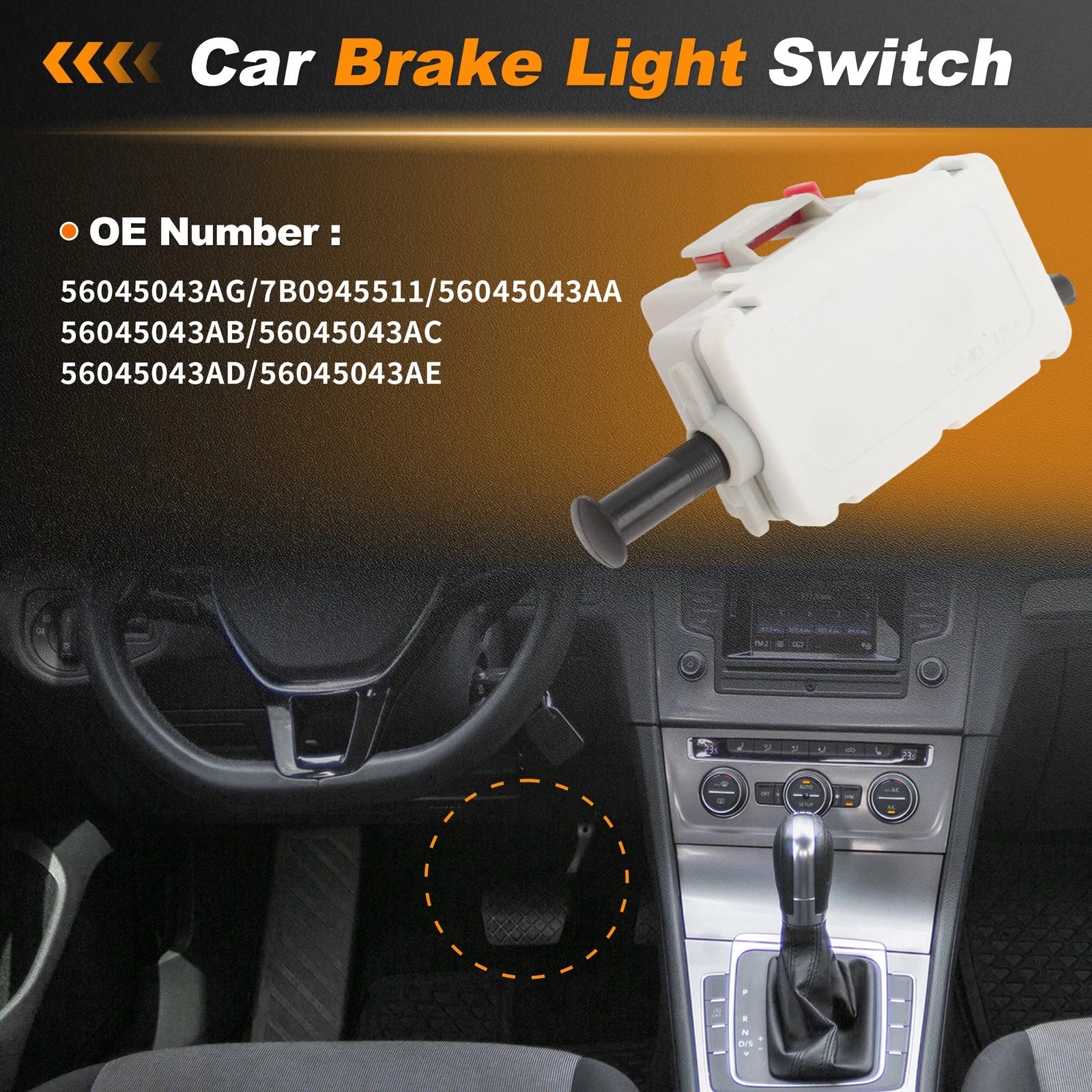 Brake Light Switch for Chrysler Aspen (2007–2009) 56045043AG