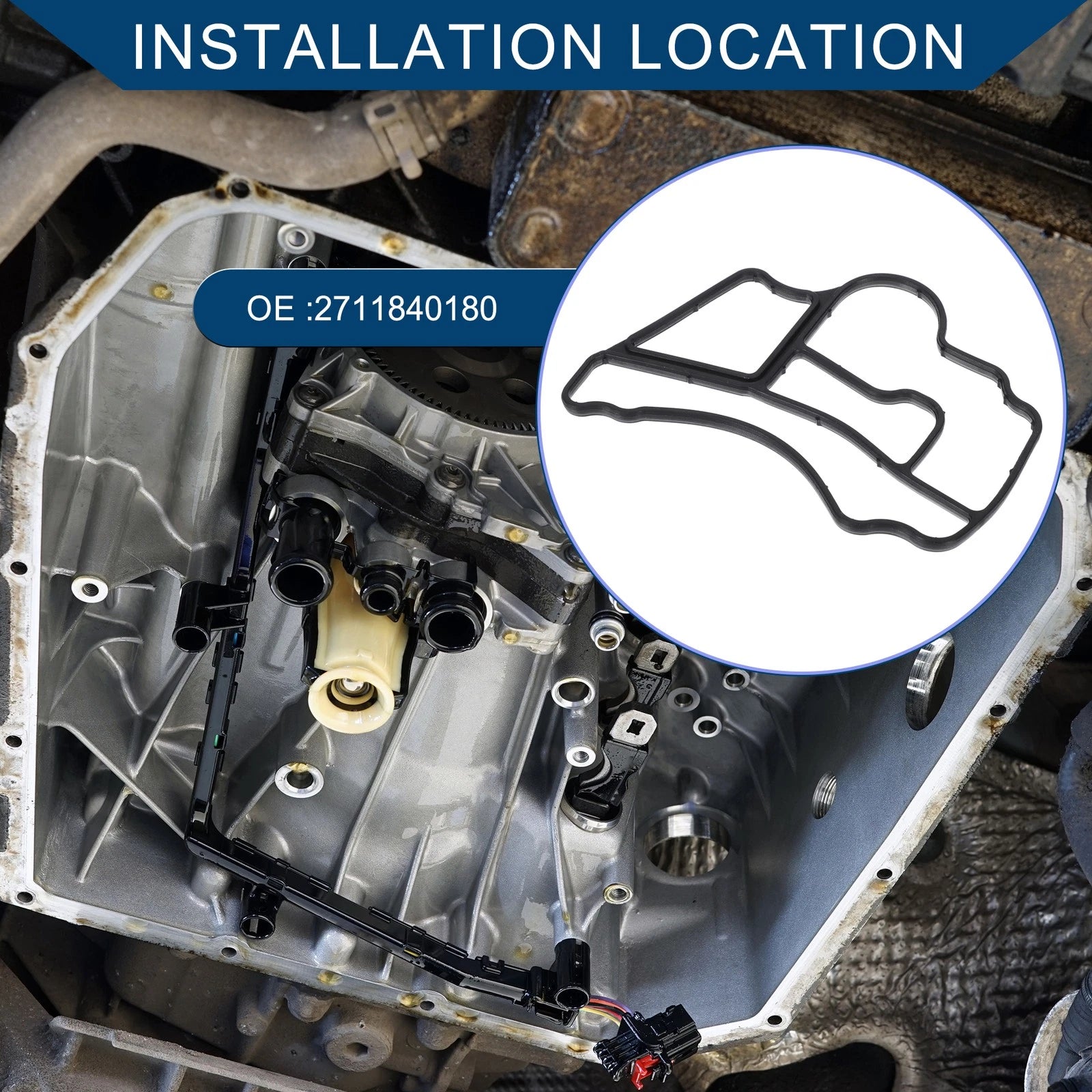 Engine Oil Filter Housing Gasket for Mercedes-Benz C230 (2003–2005)