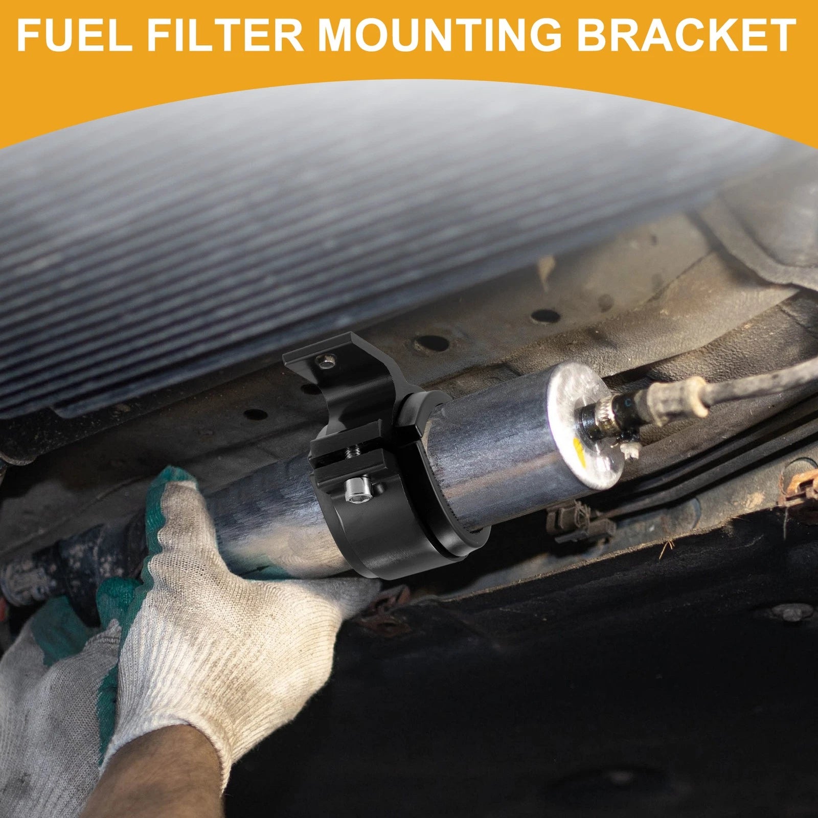 Fuel Filter Mounting Bracket for Universal Applications (58mm)