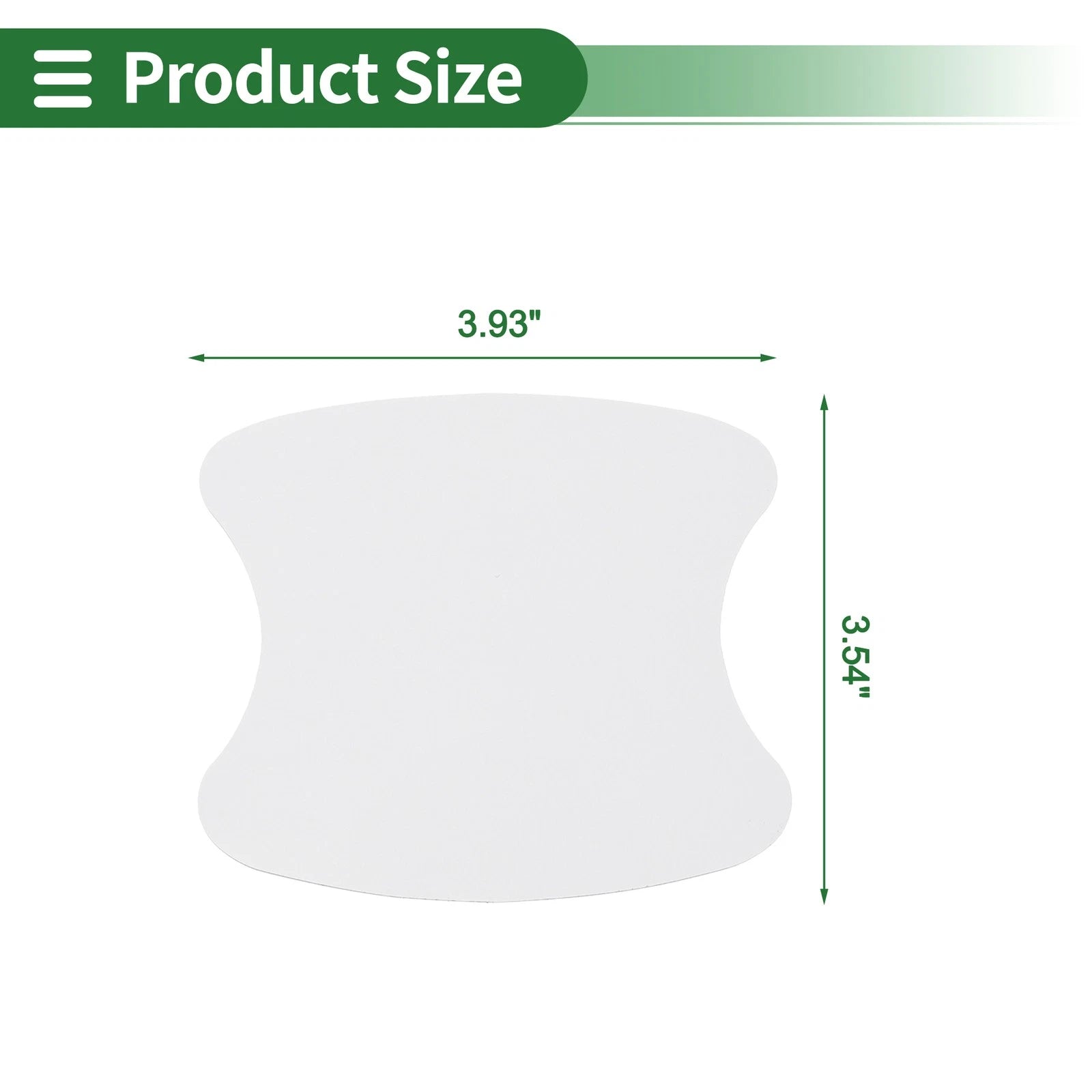Door Handle Cup Protector Sticker for - 3.54"x3.93" White