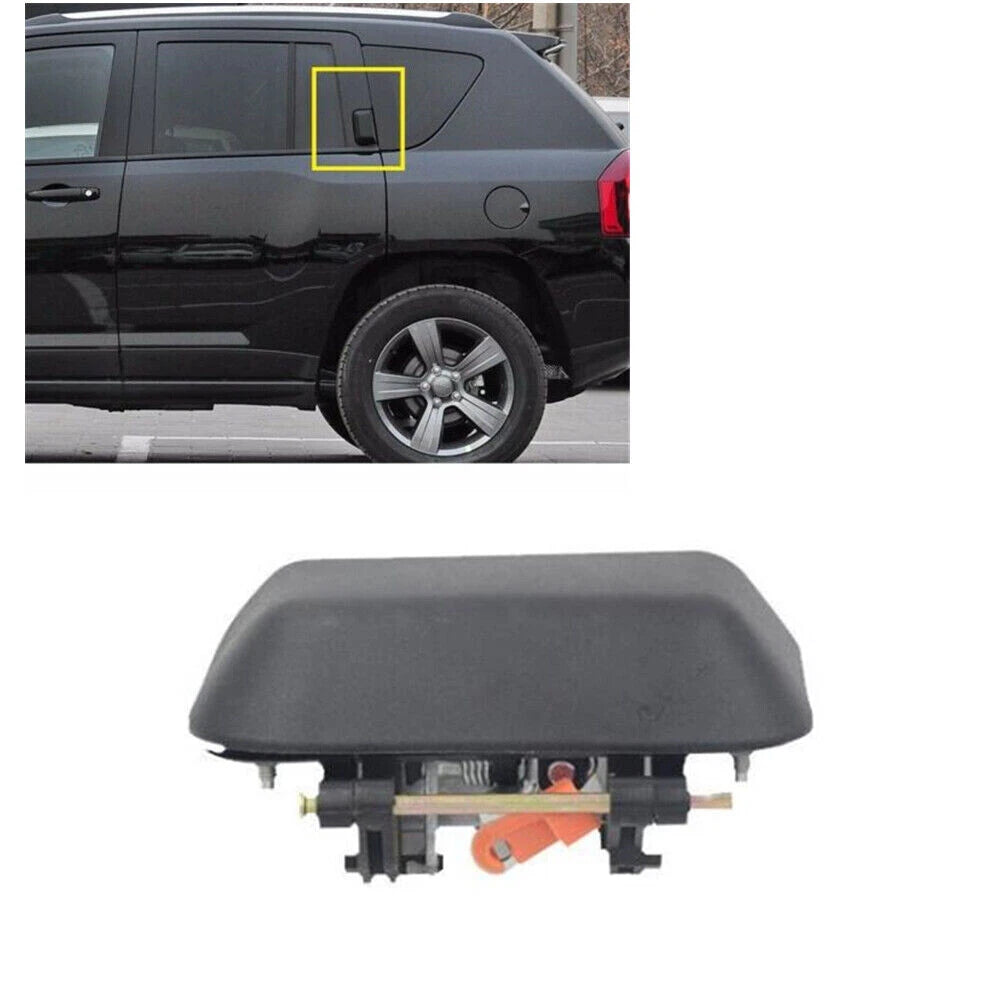 Rear Door Exterior Handle Left 05115827AF For Jeep Compass 2007 2008-2016 Black