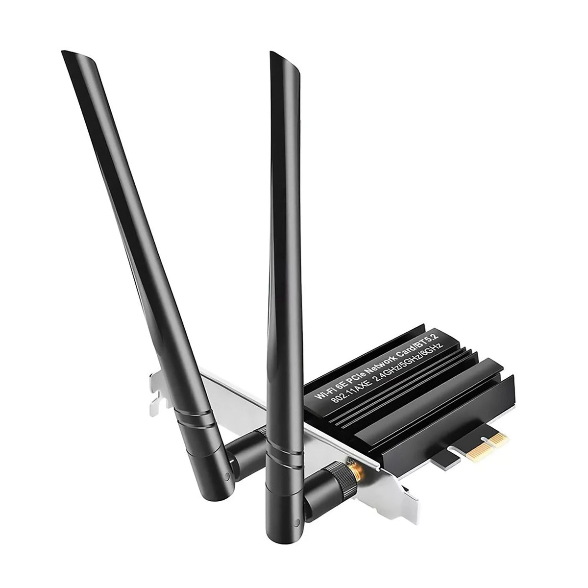PCI-E WiFi Gaming Adapter for Desktop PC (Intel PCIe, Bluetooth 5.2)