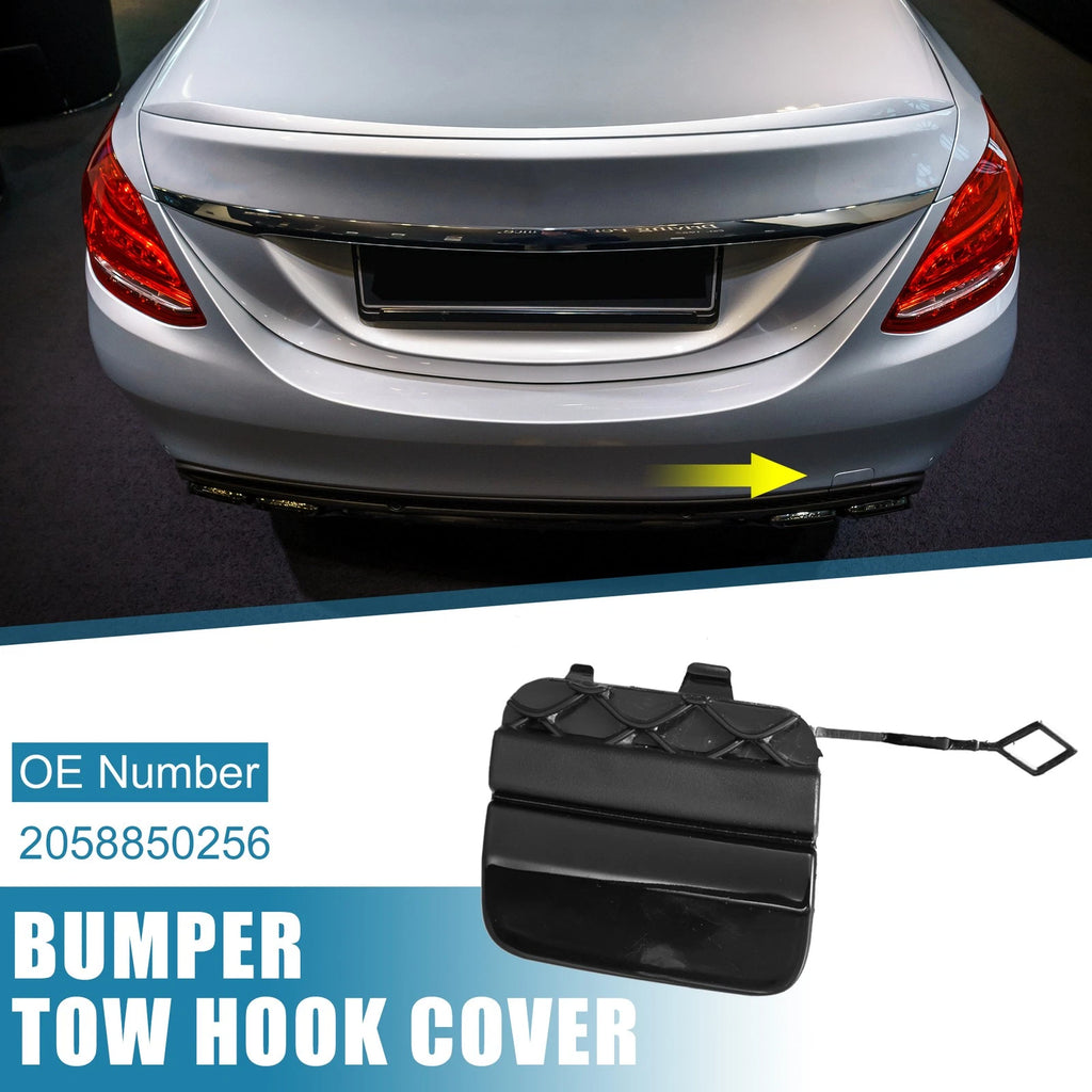 Rear Bumper Tow Hook Cover Replacement for Mercedes-Benz (2017–2024)