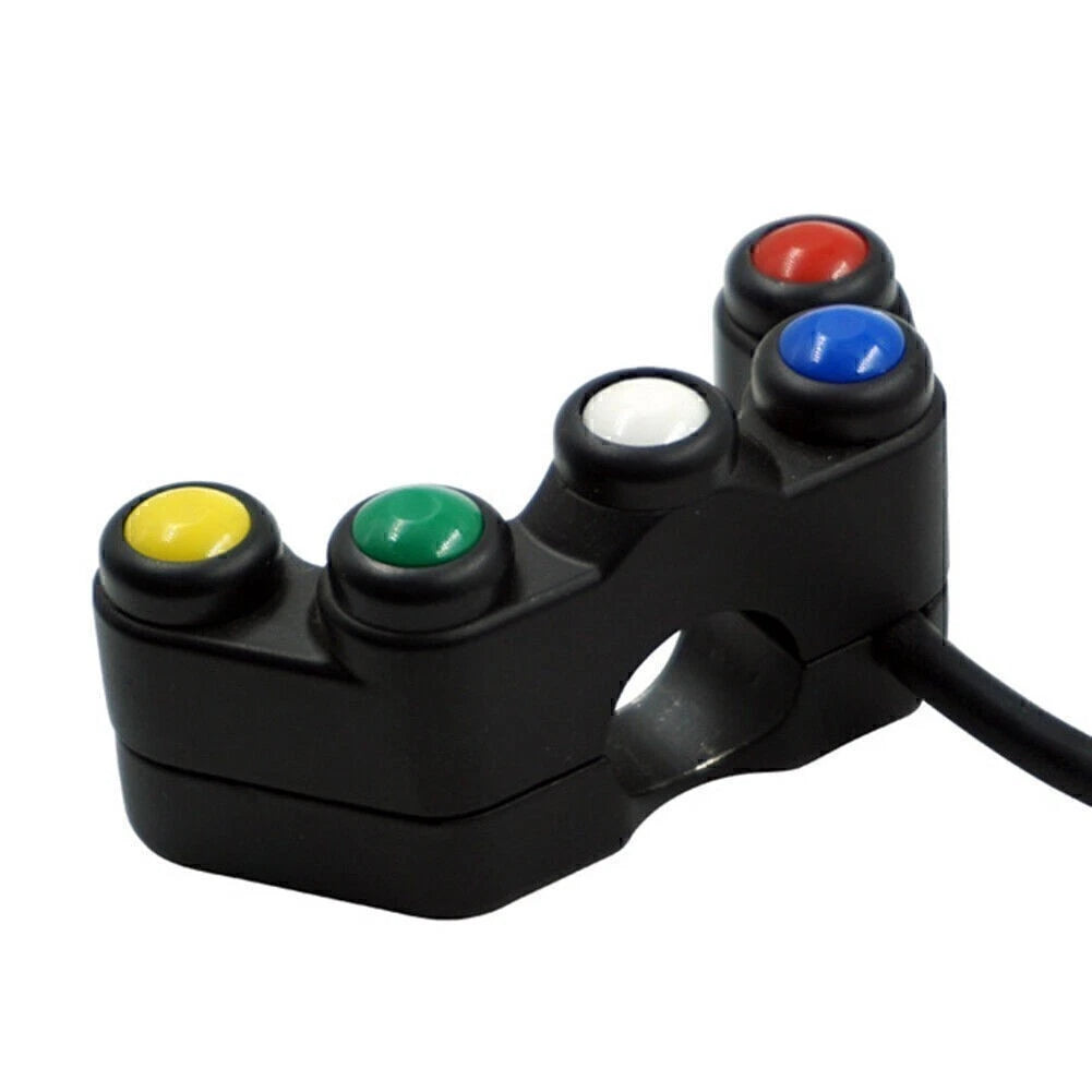5 Button Handlebar Switch for Universal Motorcycle (7/8" 22mm)