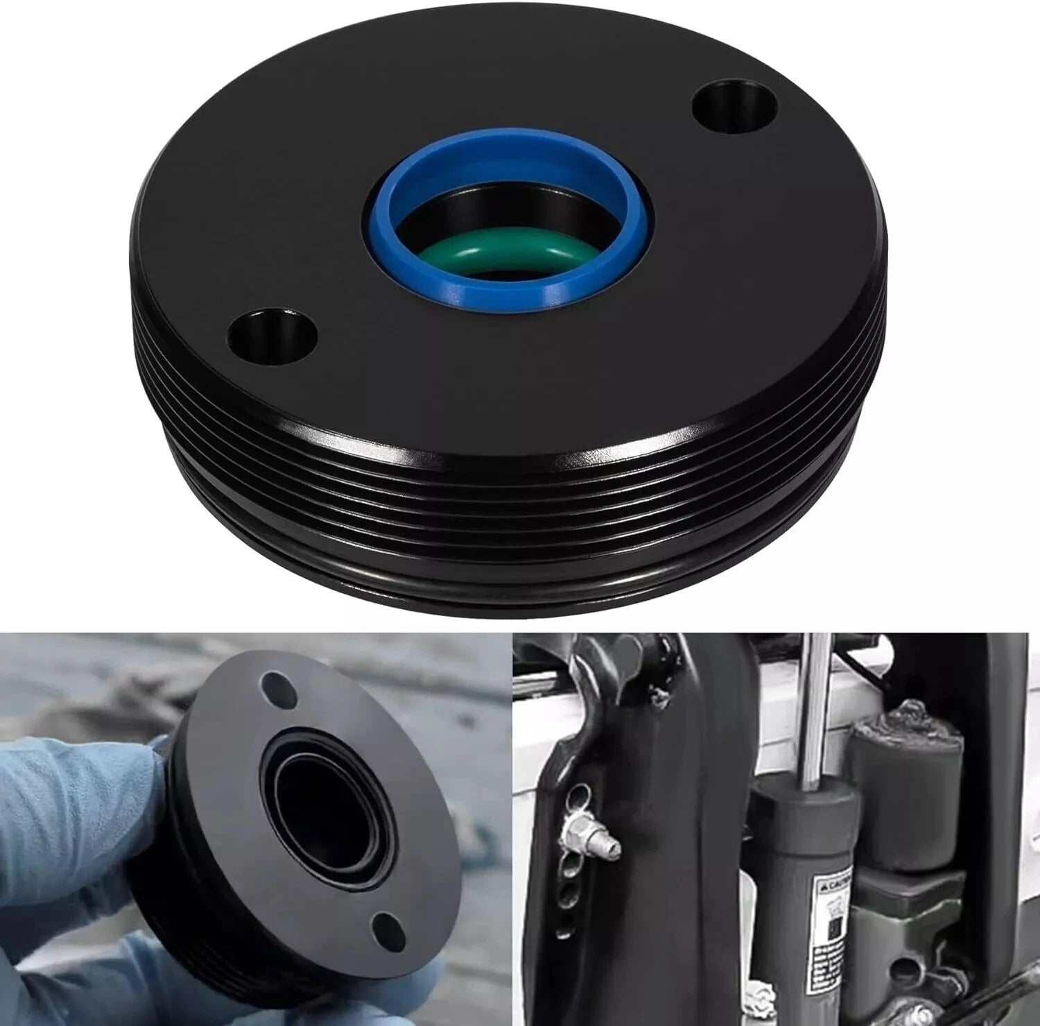 2Pcs Power Trim Tilt Cylinder End Cap for Mercury 135-225 Optimax