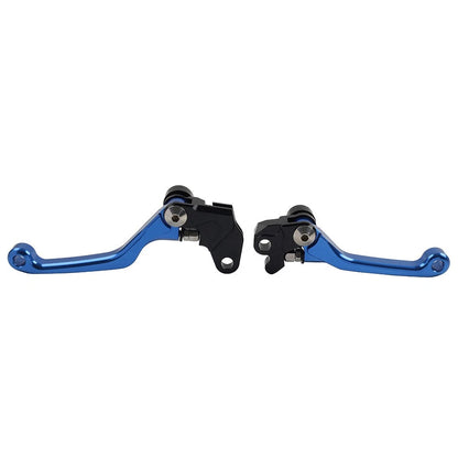 Blue Pivot Brake Clutch Levers for Yamaha WR 250F WR 450F (2001–2016)