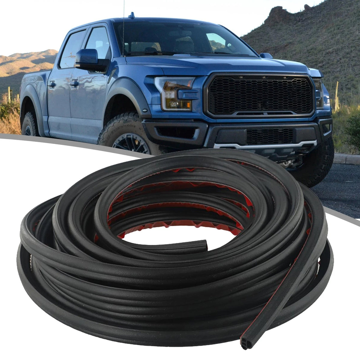 10M Double-Layer Weather Strip Edge Moulding for Car Door Trunk