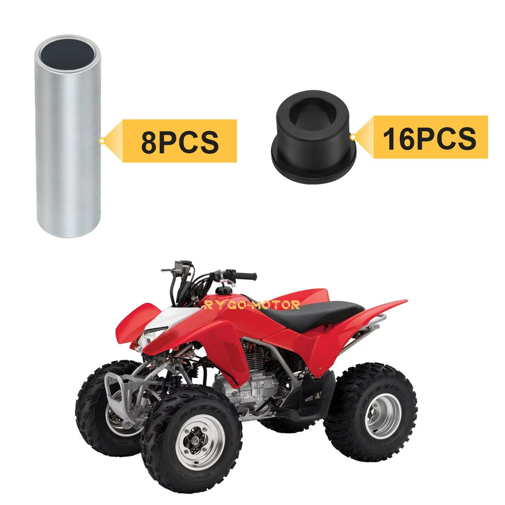 Full Set A-Arm Bushing Kit for Honda TRX400EX TRX400X TRX450ER TRX450R (1999–2014)