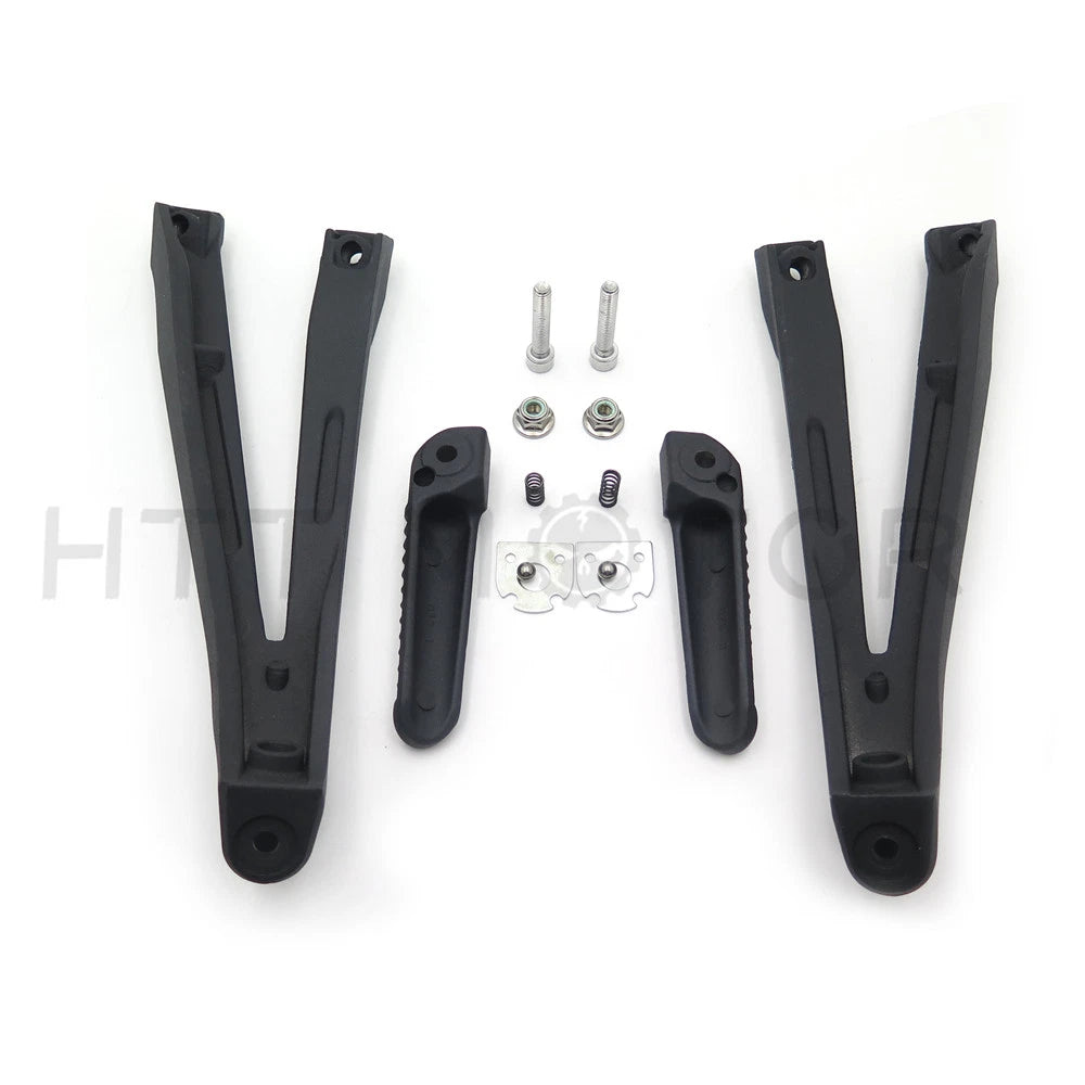 Black Rear Passenger Foot Peg Footrest & Bracket for Yamaha YZF R1 (2004–2008)