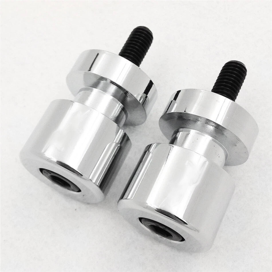 Chrome Swingarm Spools 8mm Thread for Honda RC51 (2000–2006)