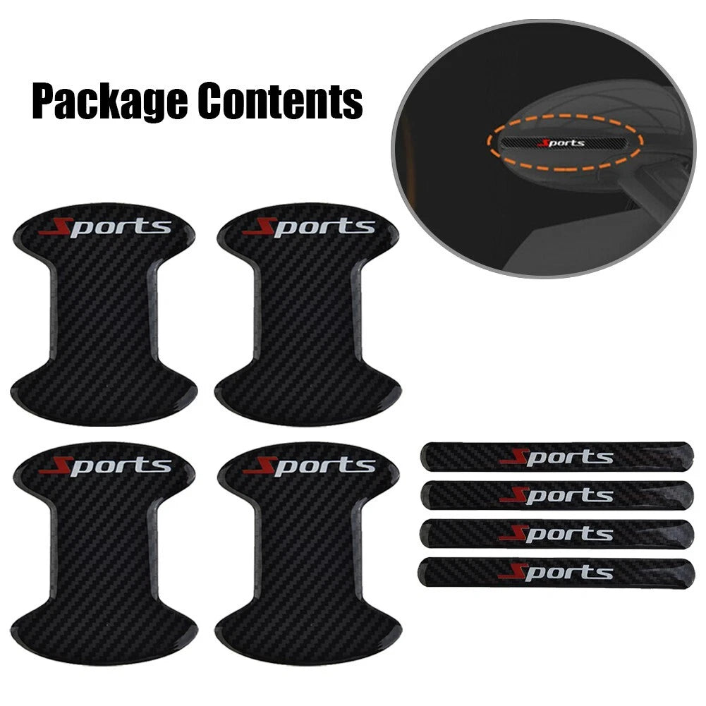 8pcs Door Handle Bowl Stickers for