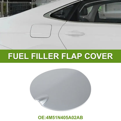Fuel Tank Door Cap for Ford Focus (2007–2011) - Silver Tone Filler Flap