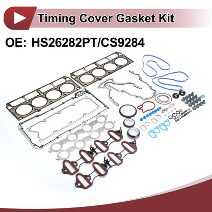 Timing Cover Gasket Kit for GMC Yukon (2002–2011) 1 Set Engine