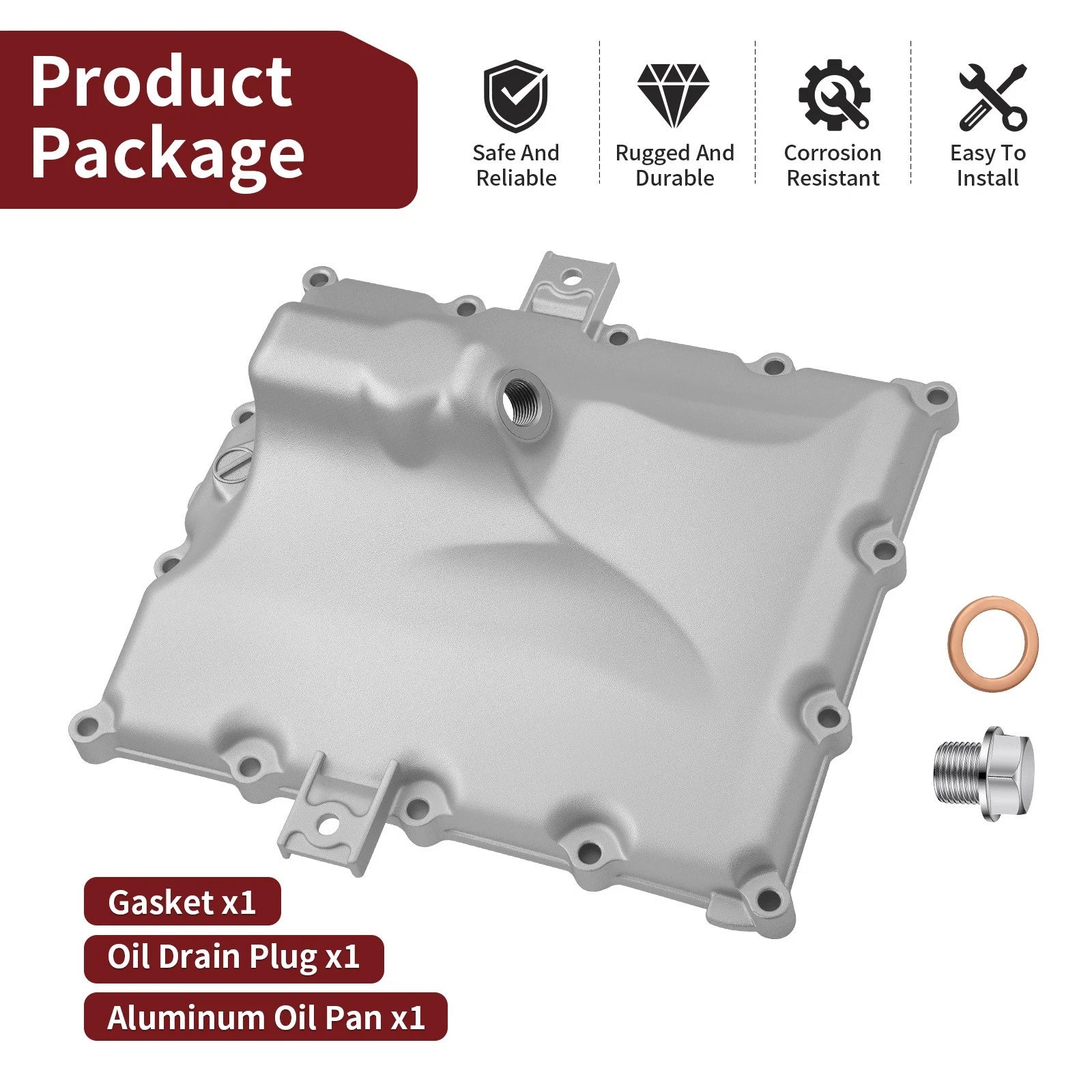 Oil Pan for Suzuki GSXR 1000 (2005–2006), GSXR 600-750 (2004–2005) 11511-29G00