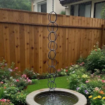 Garden Water Feature Rain Chains for Modern Home