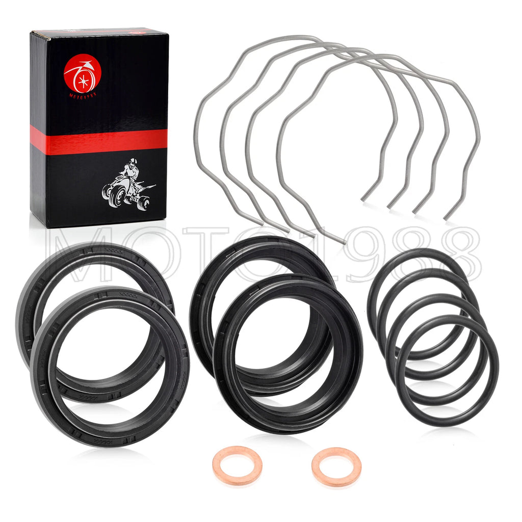 Fork Dust Seals Oil Seals Kit for Yamaha MT07 FZ07 XSR 700 (41x53x8/10.5mm)