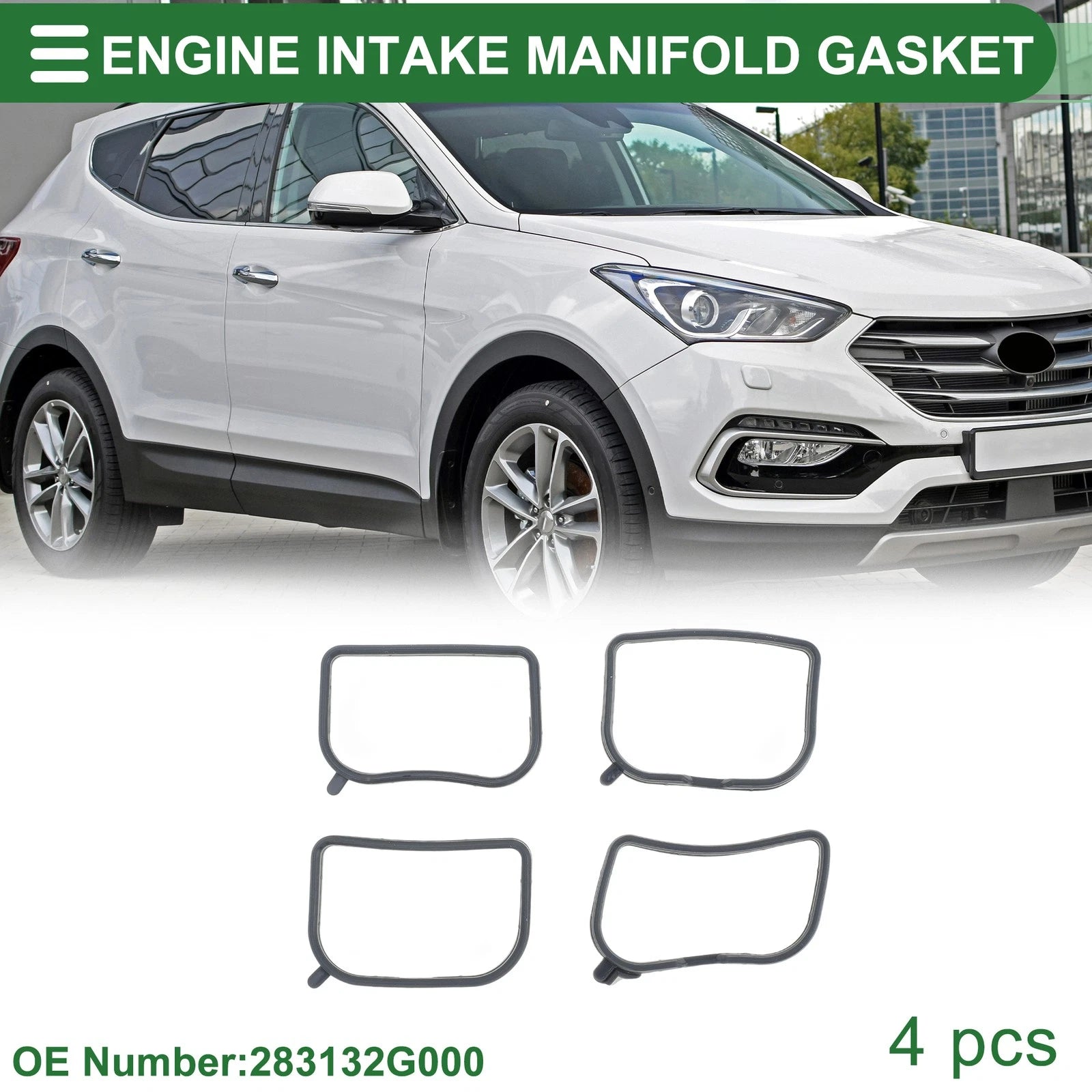 Engine Intake Manifold Gasket Replacement for Hyundai Santa (2012–2018)