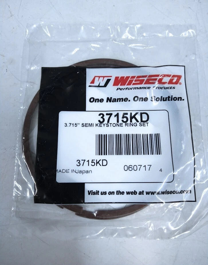 Wiseco Semi Keystone Ring Set 3.715'' for