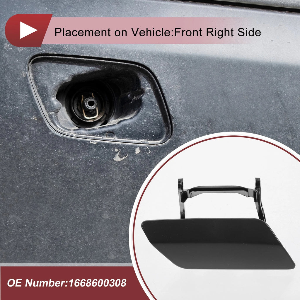Front Right Washer Nozzle Cover Cap for Mercedes-Benz GL350 (2013–2016) Unpainted