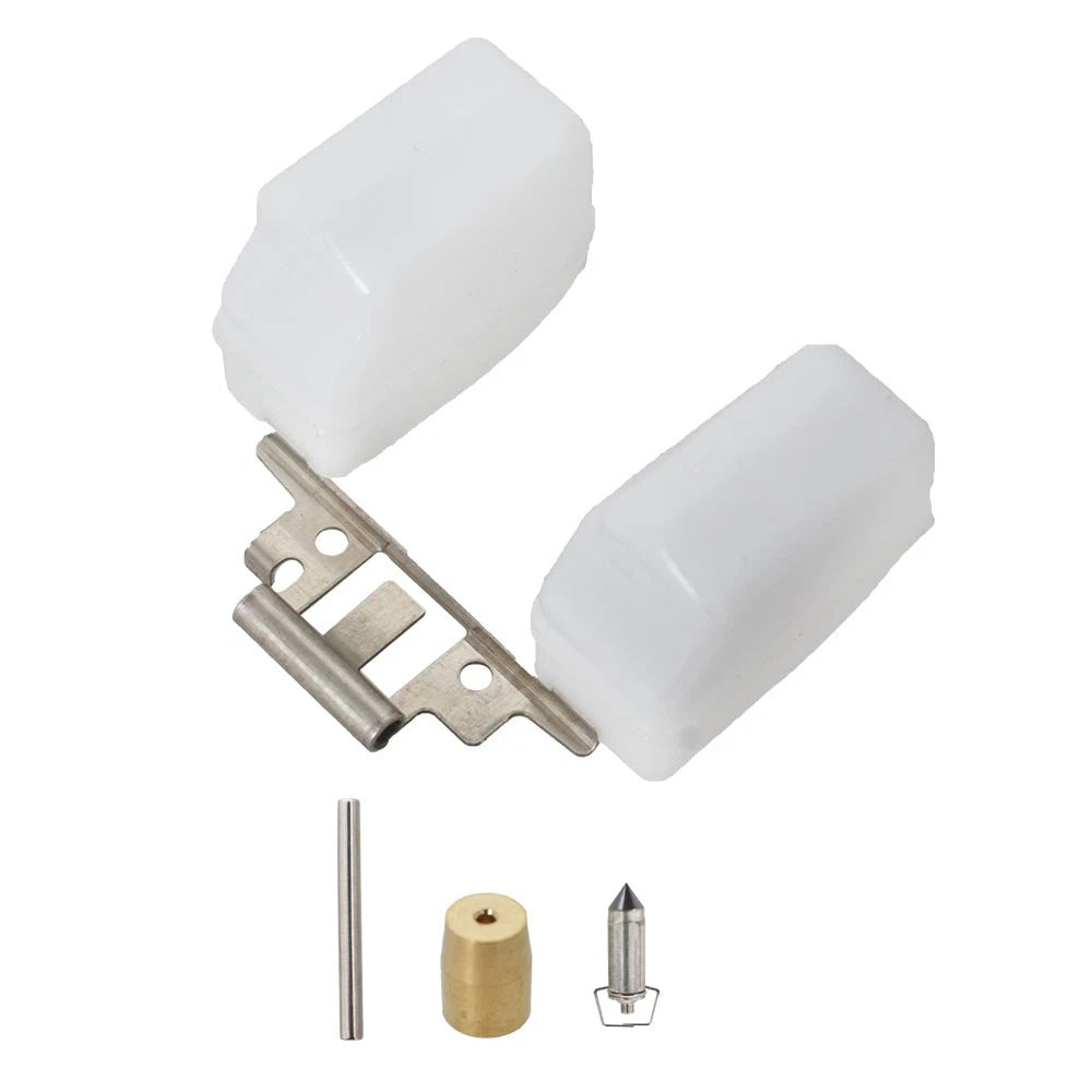 Carburetor Float Bowl Pin Needle Seat Set for Yamaha YZ80 AT2 AT3 CT2 CT3 DT175