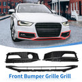 Front Lower Bumper Grille Grill for Audi A4 (2013–2015) Sport Style 1 Set
