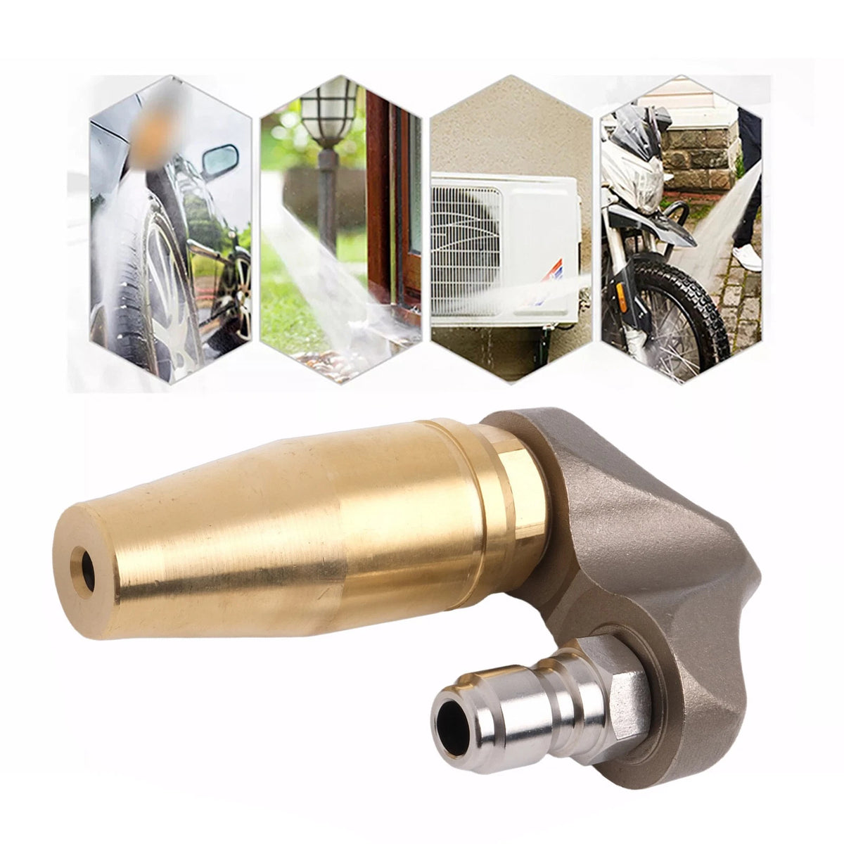 38'' Reverse Turbo Drain Jetter Nozzle for Pressure Washer