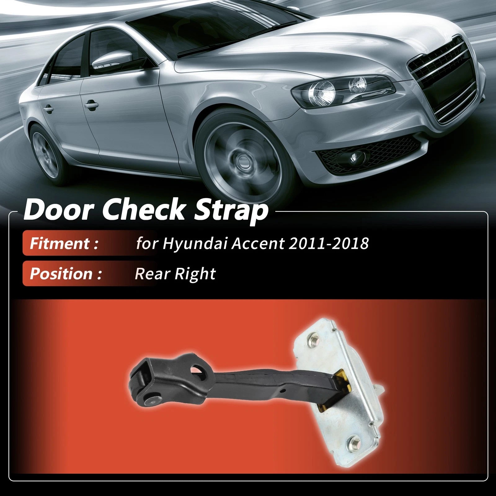 Rear Right Door Check Strap Replacement for Hyundai Accent (2011–2018)